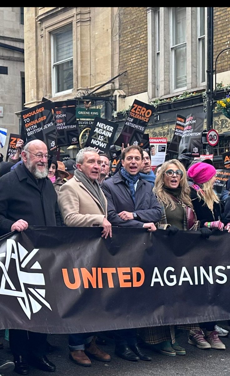 NWO_Covid_WW3's tweet photo. #MarchAgainstAntisemitism
Or #MarchForGenocide #gaza

Headed by Gerald Ronson's CAA - Gideon Falter.

Line-up: Rabbi Mirvis - Gideon Falter -> Vanessa Feltz of @TalkTV &amp; Rachel Riley of @channel4 -Jewish Chronicle's
Jake Wallis Simons

#r4today #bbcBreakfast  
#GazaGenocide https://t.co/LLpIdYjyhq