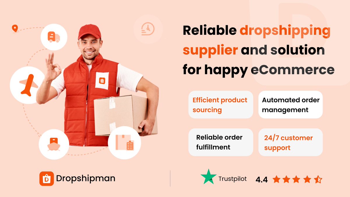 Welcome Dropshpiman to Search Pie's Partnership Network!  

🚀 Dropshipman is an easy-to-use dropshipping platform that allows you to construct your own personalized storefront. 
It synchronizes your products and links to numerous e-commerce platforms in real time. Dropshipman's