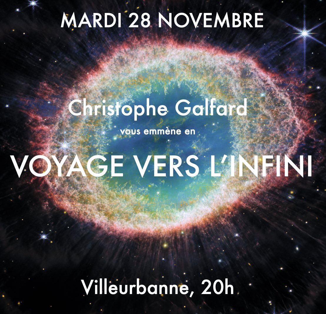 Vous êtes déjà près de 400 à vous être inscrit-e-s pour ma prochaine conférence, à Villeurbanne, demain soir ! 💫
Si vous voulez faire partie du voyage, les infos sont là : christophegalfard.fr (rubrique conférences et evènements) !!
À demain ☺️🥳