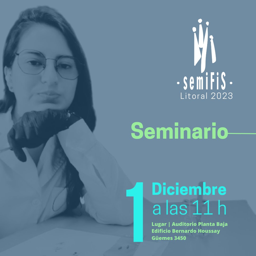 ifislitoral's tweet photo. Les invitamos al seminario de la Lic. Heidy S. Betancourt-Infante este viernes 1 de diciembre a las 11 horas, en el Auditorio del Edificio Bernardo Houssay, ubicado en Güemes 3450, Santa Fe, Argentina.

Enlace de acceso:
https://t.co/J0AGpAbWWb https://t.co/uVYHP4y9DW