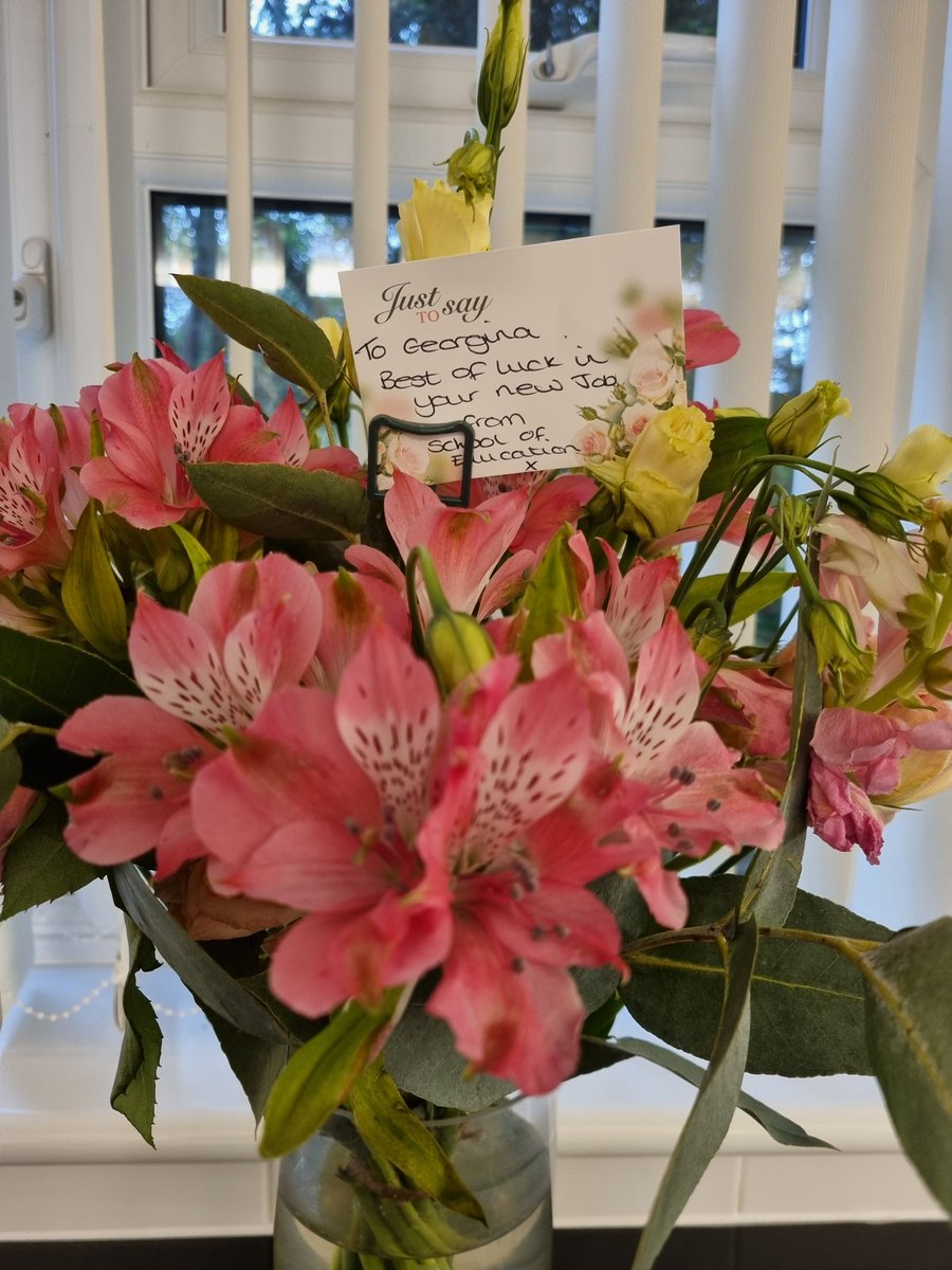 And so concludes my time <a href="/UoNSoE/">UoN Education</a> where I gained so much valuable experience and was lucky to learn from my colleagues there - sad to leave but excited for new beginnings ❤️