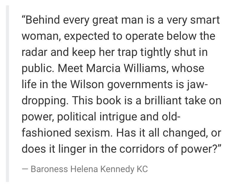 LiverpoolSalon's tweet photo. Some reviews for Marcia Williams: The Life and Times of Baroness Falkender:

Do join @Kevin_Hickson in conversation with author Linda McDougall at this @liverpoolsalon &amp; @LivUniPol event @TheAthenaeum1 - all welcome! https://t.co/Hd92u5rRzm