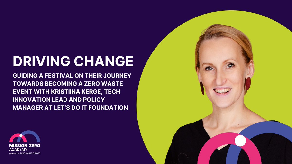 Estonia's Song and Dance Festival Goes Zero Waste! 

Kristiina Kerge, from Let's Do It Foundation, shares the festival's journey to zero waste with 133,000 participants. It's a tale of innovation and success, from reusable dishes to on-site strategies. zurl.co/Wkhq