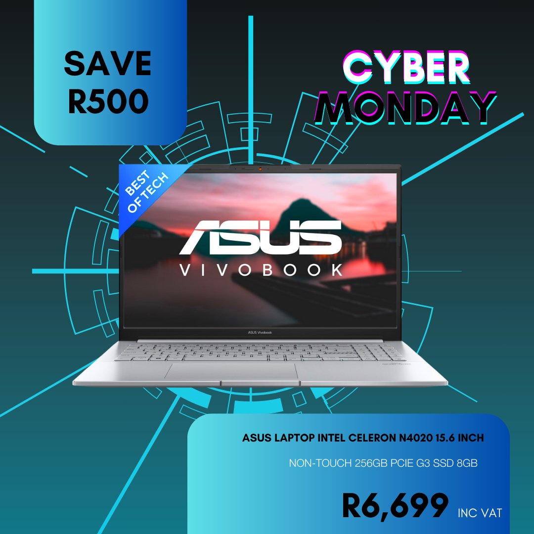 amafutech's tweet photo. That Monday morning feeling is gone.
Embrace the Cyber experience.

Contact us : sales@amafu.cloud
 
#CyberMonday #AmafuTechnologies #BlackTechNovember #Discounts #Sales #Laptops https://t.co/iMomvtKFkJ