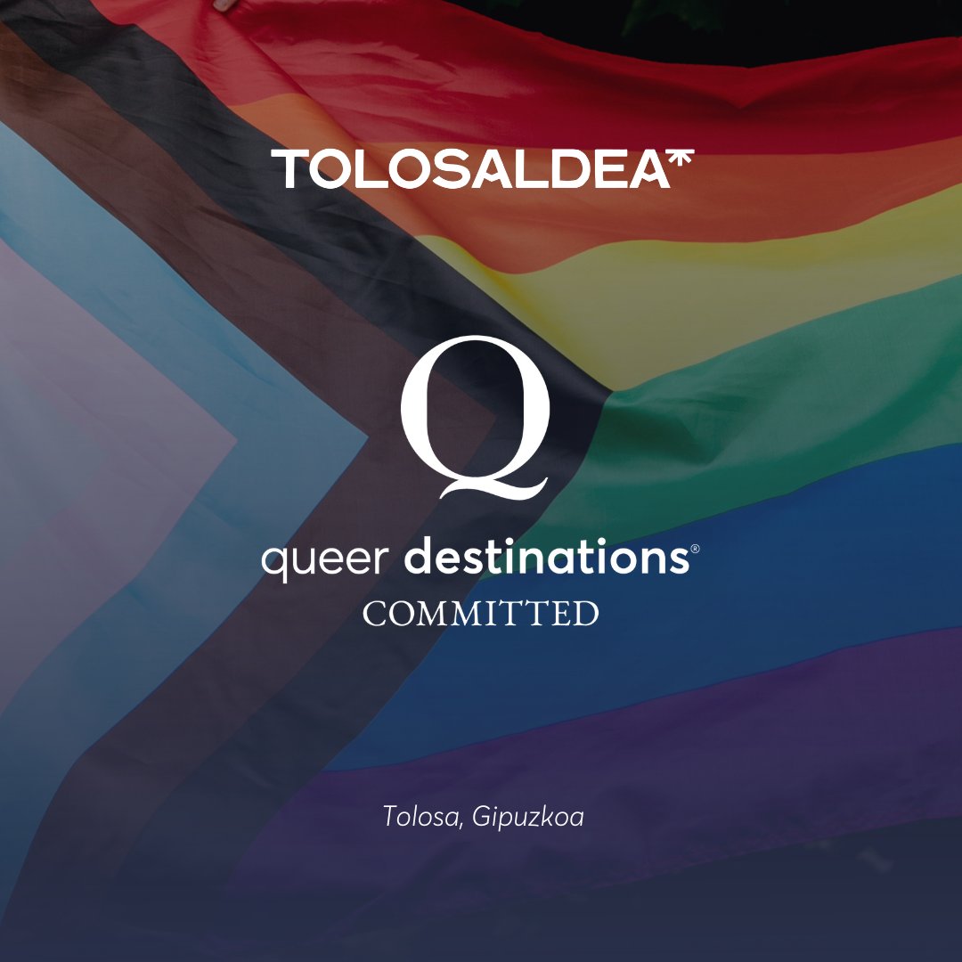 TolosaldeaGara's tweet photo. La Oficina de Turismo consigue el certificado Queer Destinations.

Un sello que es garantía para el turista de la comunidad que busca disfrutar una experiencia inclusiva, segura y óptima.

Más información: https://t.co/ovAysM5izF https://t.co/qMimDFNX1D