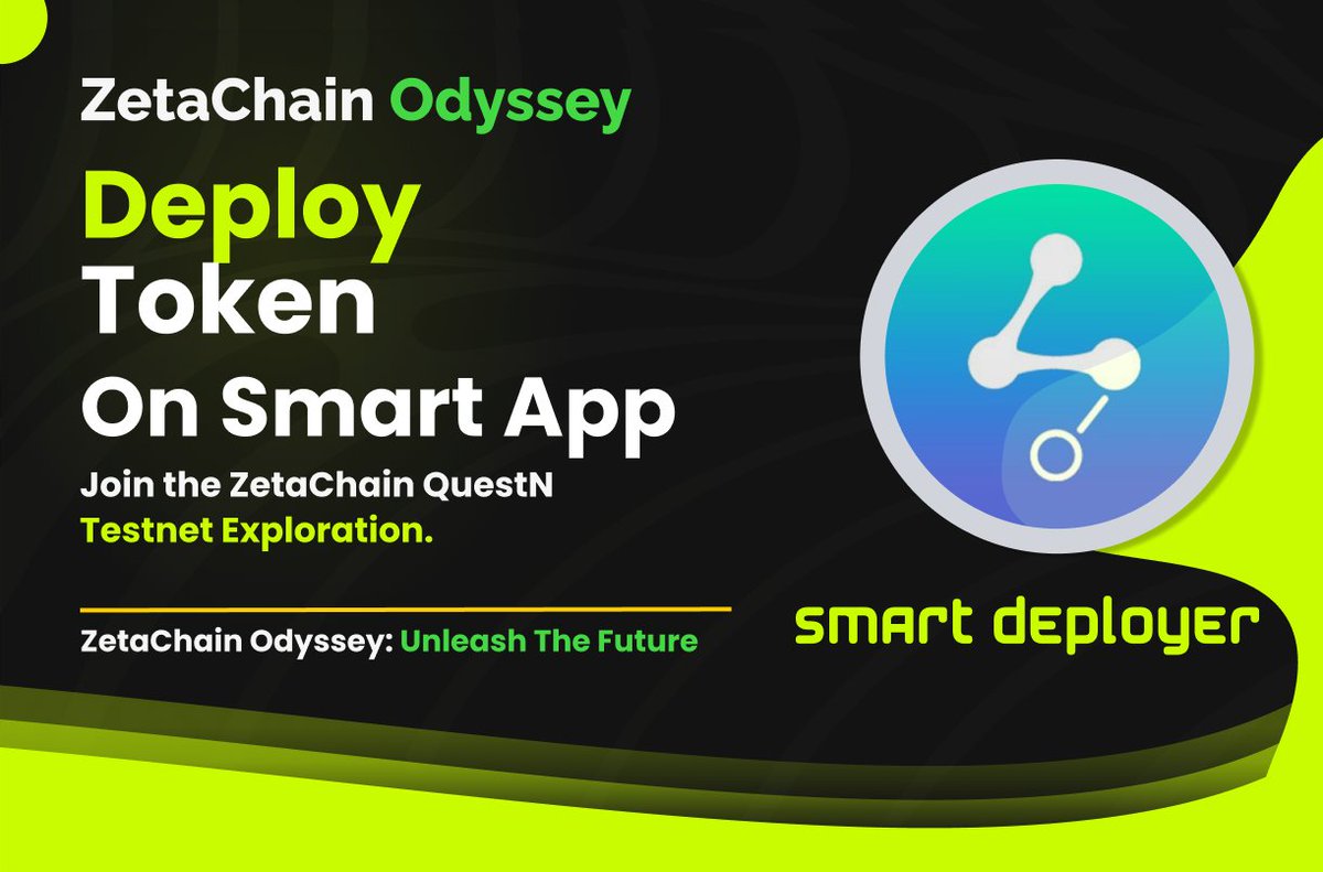 useSmartTools's tweet photo. 🚀🌐 Hello world! ZetaChain Odyssey Testnet Unveiled!
Embark on a thrilling journey with
@zetachain as we introduce the Odyssey Testnet. Explore the power of Zetachain, ready to revolutionize the blockchain landscape!
🌟 1200 USDC Prize Pool! https://t.co/4NBvOAAOvO