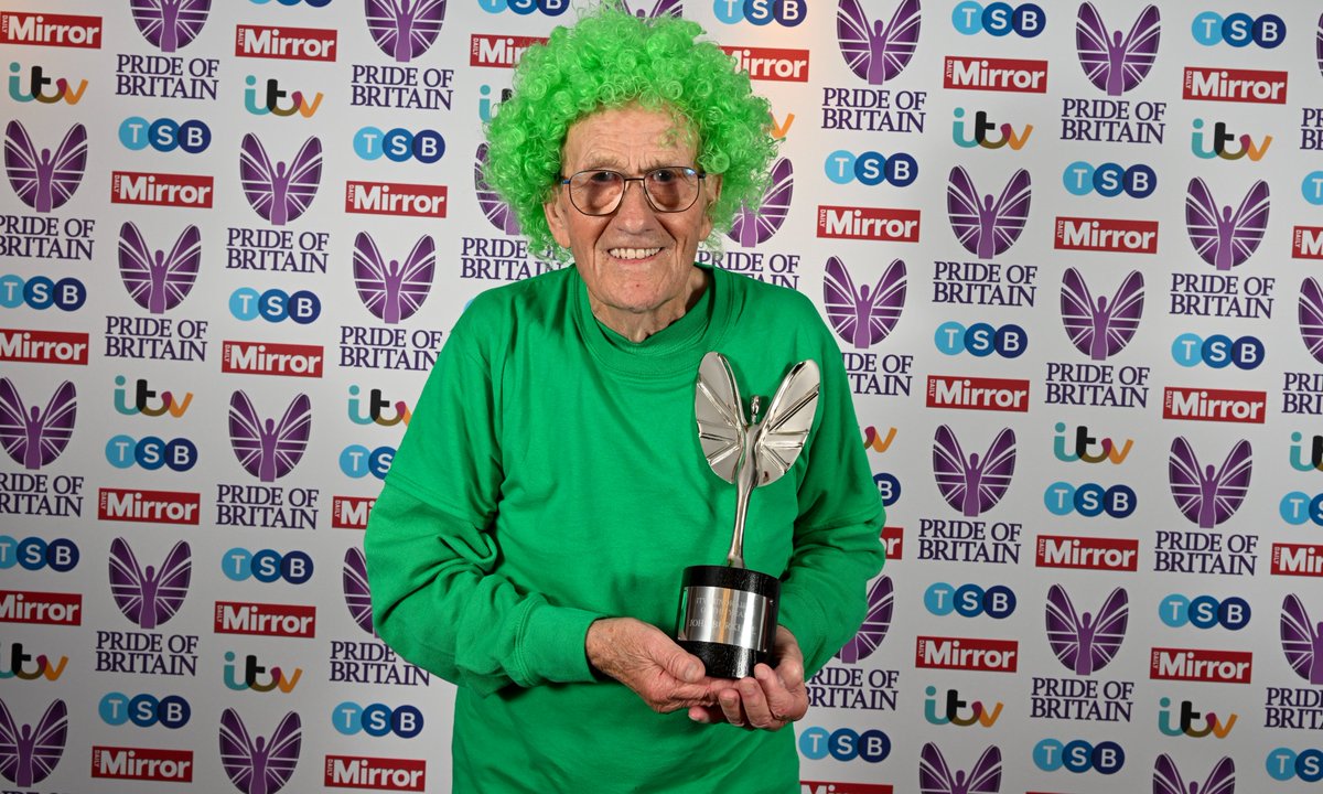 Really looking forward to tomorrow where we will unveil the Pride of Britain Award in the Sheffield Winter Gardens. Hopefully see you there from 10am. It's your award as much as it is mine. John 💚