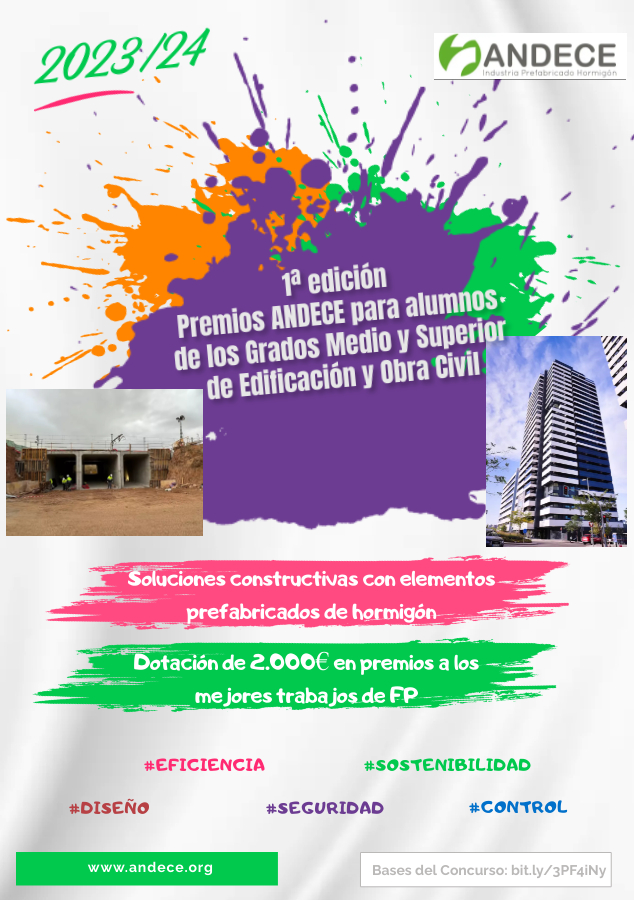 ANDECE presenta la primera edición del Concurso para estudiantes de formación profesional, en los Grados medio y superior de Edificación y Obra Civil #prefabricados #hormigón youtu.be/XIFxWLOIEAA linkedin.com/feed/update/ur…