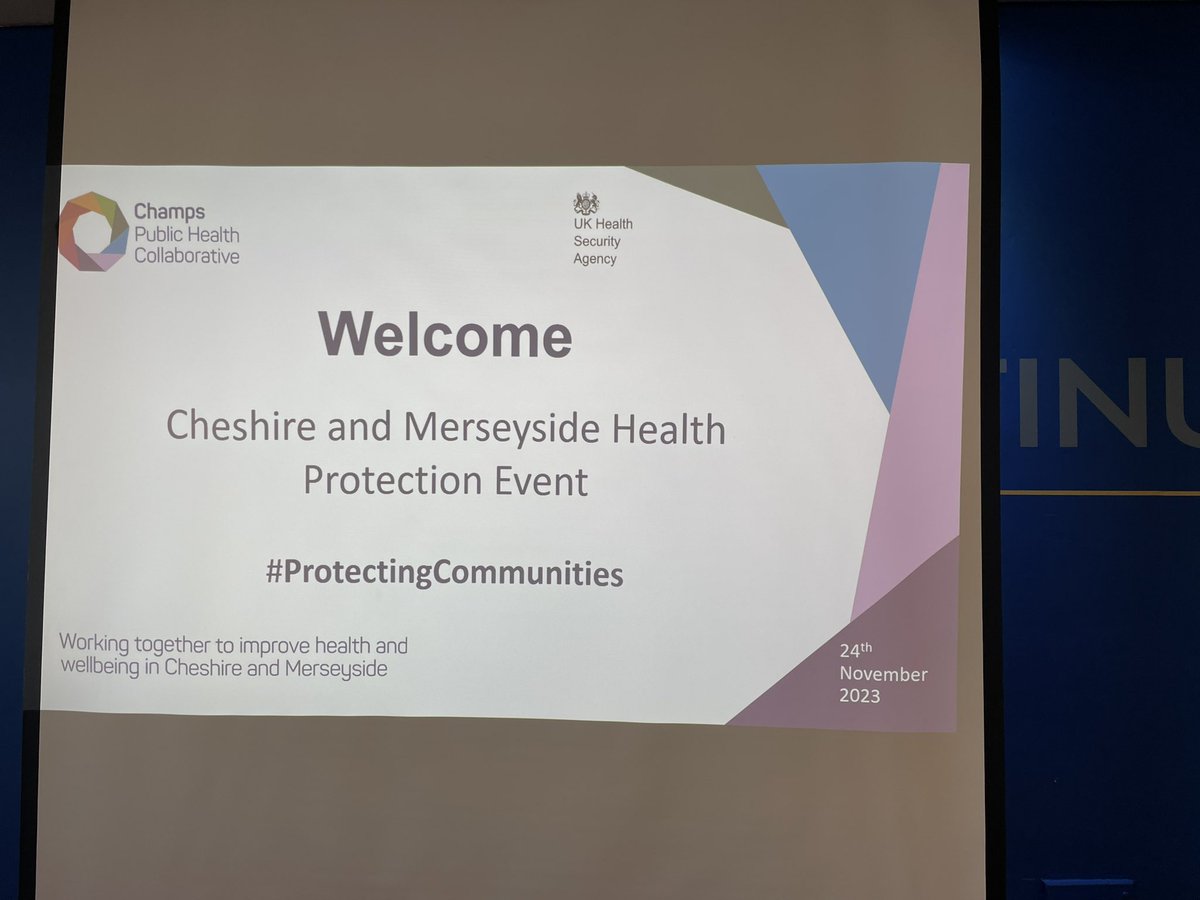 Last Friday the team and myself from @ChampsPHC put together a great CPD Day on health protection for colleagues across the North West. It was supported by @UKHSA_NorthWest Such a great moment to appreciate! #protectingcommunities #healthprotection