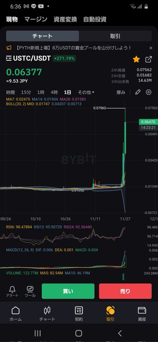 テラルナランデブーto the moon‼️ ヤバイよヤバイよ～❗ #LUNC #USTC https://t.co/XPZ49piO9R<a href="/tag/lunc"class="tags">#LUNC</a><a href="/tag/ustc"class="tags">#USTC</a>
