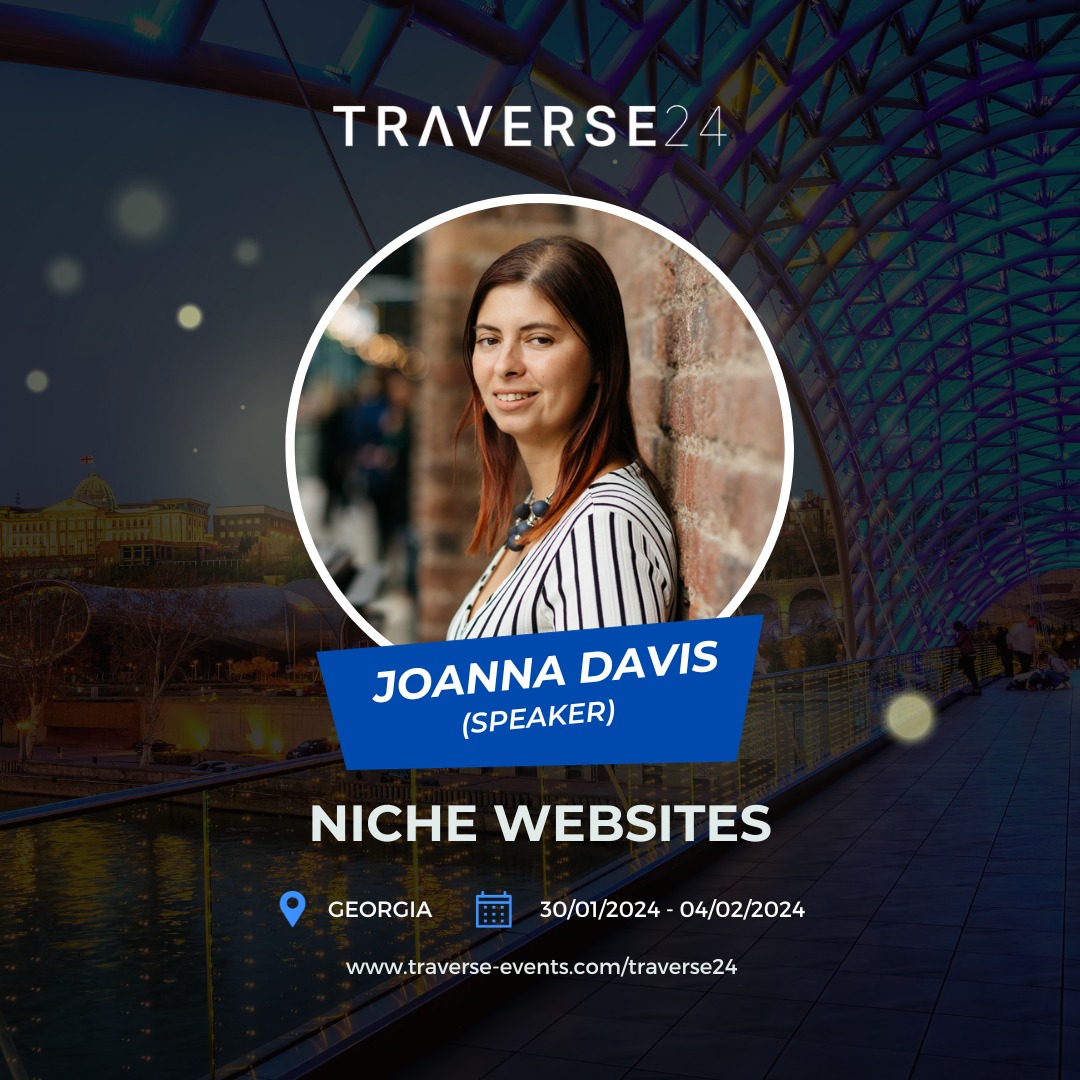 Joanna - Travel Creator | Food | Niche SEO (@oanaroua) on Twitter photo I have some very excited news! I will be speaking at #Traverse24 in Georgia about how to gain financial independence with niche website.
Will you be joining? The early bird tickets end on Friday and you can still apply for a post trip until December 5th.
<a href="/TraverseEvents/">Traverse Events</a> I have some very excited news! I will be speaking at #Traverse24 in Georgia about how to gain financial independence with niche website.
Will you be joining? The early bird tickets end on Friday and you can still apply for a post trip until December 5th.
<a href="/TraverseEvents/">Traverse Events</a>