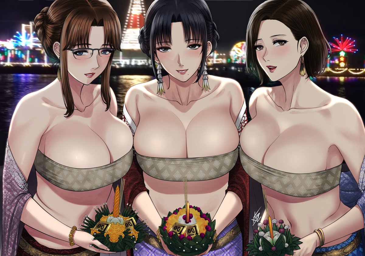 XTERcomic's tweet photo. Loy Krathong Festival https://t.co/vxPM8Jn5ef