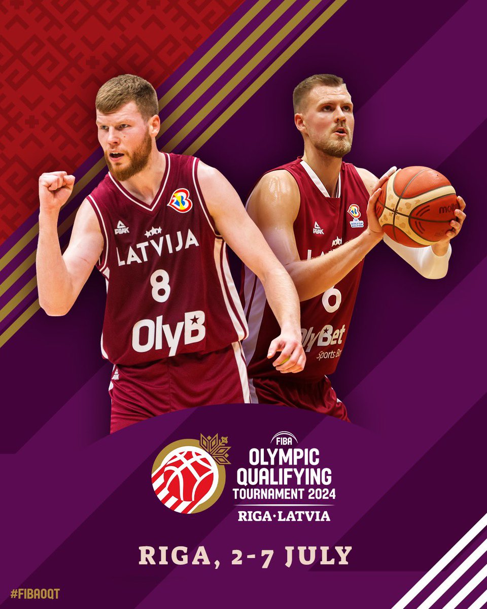 Latvijā <a href="/FIBA/">FIBA Basketball</a> Olimpiskā kvalifikācija! 🇱🇻 #fibaoqt