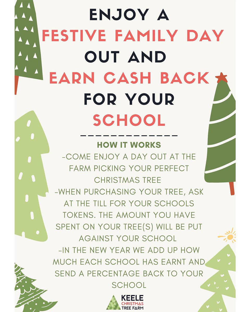 Trentham Academy (@trenthamacademy) on Twitter photo If you visit Keele Christmas Tree Farm this festive period and make a purchase, mention <a href="/TrenthamAcademy/">Trentham Academy</a> at the till in order to help the school.
<a href="/keeletrees/">Keele Christmas Tree Farm</a> #festive #Christmas #TrenthamAcademy If you visit Keele Christmas Tree Farm this festive period and make a purchase, mention <a href="/TrenthamAcademy/">Trentham Academy</a> at the till in order to help the school.
<a href="/keeletrees/">Keele Christmas Tree Farm</a> #festive #Christmas #TrenthamAcademy