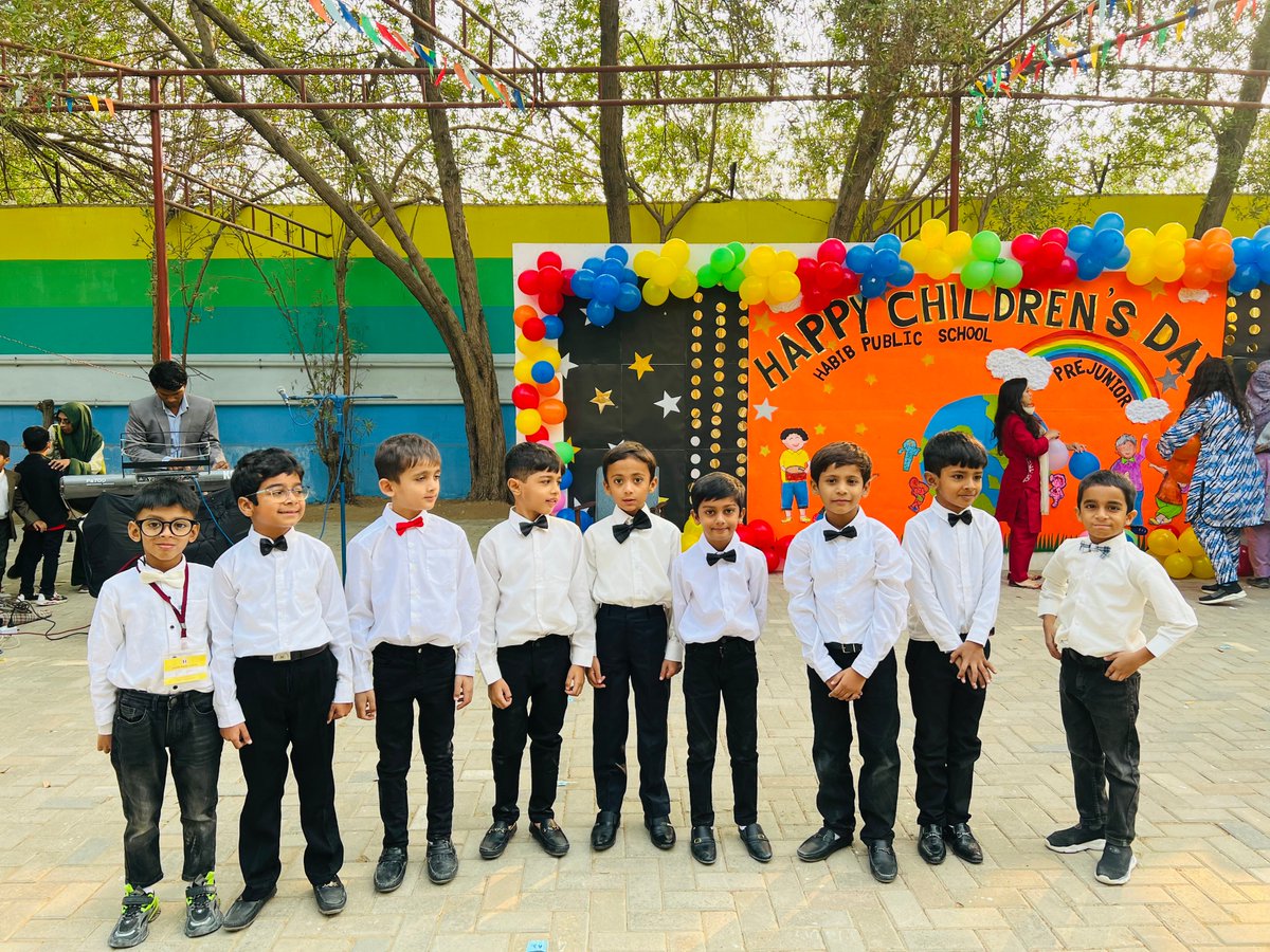 HPSKarachi's tweet photo. The Children's Day celebration at Habib Public School
#HPS #HabibPublicSchool #KarachiSchools #MakingLearningFun #PreJuniorSection #JuniorSection #ChildrensDay https://t.co/IVp4epcgxE