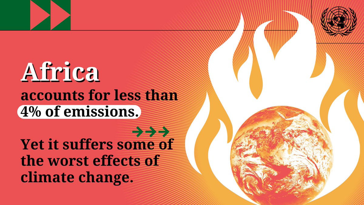 Despite contributing less than 4% to global emissions, Africa is confronted with extreme heat, ferocious floods, and the loss of tens of thousands of lives to droughts. #COP28 must catalyze urgent, fair action for those facing the harshest impacts.