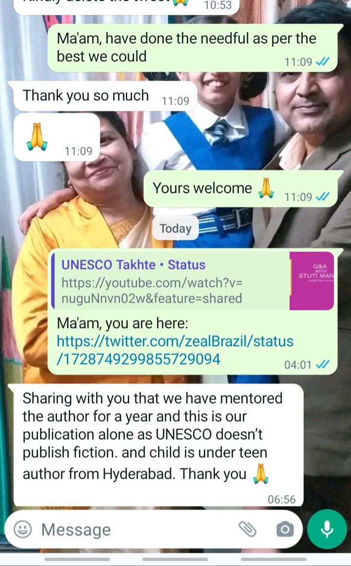 GUNisGunned's tweet photo. Takhte, the only approved entity by #UNESCO responds yet again on this 12yrs under-teen author from #Hyderabad scripting #NeuralNexus.||.
Took her more than 12months
 #novel 

May you please wish good luck for @mehusays kindly? https://t.co/r2SumK3Ann