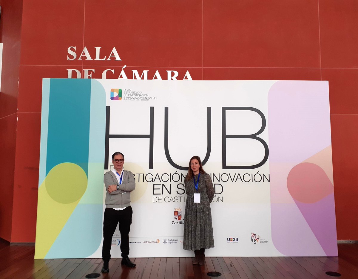 Fundacion_UVa's tweet photo. Técnicos de #Innovación #FungeUVa asisten al 𝐇𝐮𝐛 𝐝𝐞 𝐈𝐧𝐯𝐞𝐬𝐭𝐢𝐠𝐚𝐜𝐢𝐨́𝐧 𝐞 𝐈𝐧𝐧𝐨𝐯𝐚𝐜𝐢𝐨́𝐧 𝐞𝐧 𝐒𝐚𝐥𝐮𝐝🏥de #CyL, que se celebra en el @CCMDCyL.
Podéis acudir al stand para conocer la #Innovación, #patentesUVa y #FablabUVa . Organiza @IECSCYL . https://t.co/oytHvEiNdV