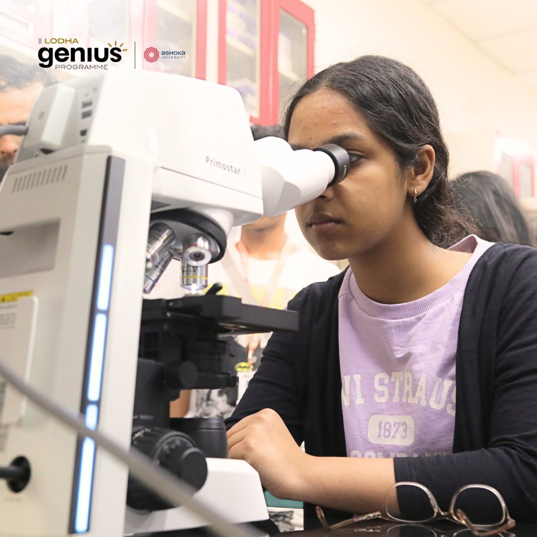 The 2023 cohort zoomed into the world of science to see the mysteries unfold. Now, you have the chance too! Apply now- bit.ly/47hhdv1 @lodhagroup01 @AshokaUniv #LodhaGeniusProgramme #Lodha #AshokaUniversity #TransformingYoungMinds #InspiringJourney