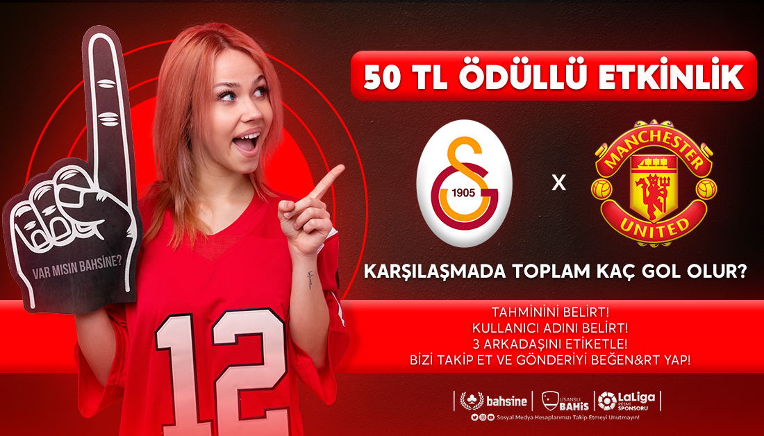 👑BUGÜN <a href="/SocialBahsine/">BahsineSocial</a> 'YLE TAHMİN ET KAZAN GÜNÜ!👑

💥KURAL VE ŞARTLAR👇
⭐DOĞRU TAHMİN ET!
⭐KULLANICI ADINI YAZ!
⭐3 ARKADAŞINI ETİKETLE!
⭐BİZİ TAKİP ET! GÖNDERİYİ BEĞEN VE RT'LE!
⭐KAZANANA 50 TL BONUS!
⭐SON İŞLEMİ BONUS OLAN KULLANICILARIMIZ ETKİNLİĞE KATILAMAZ!