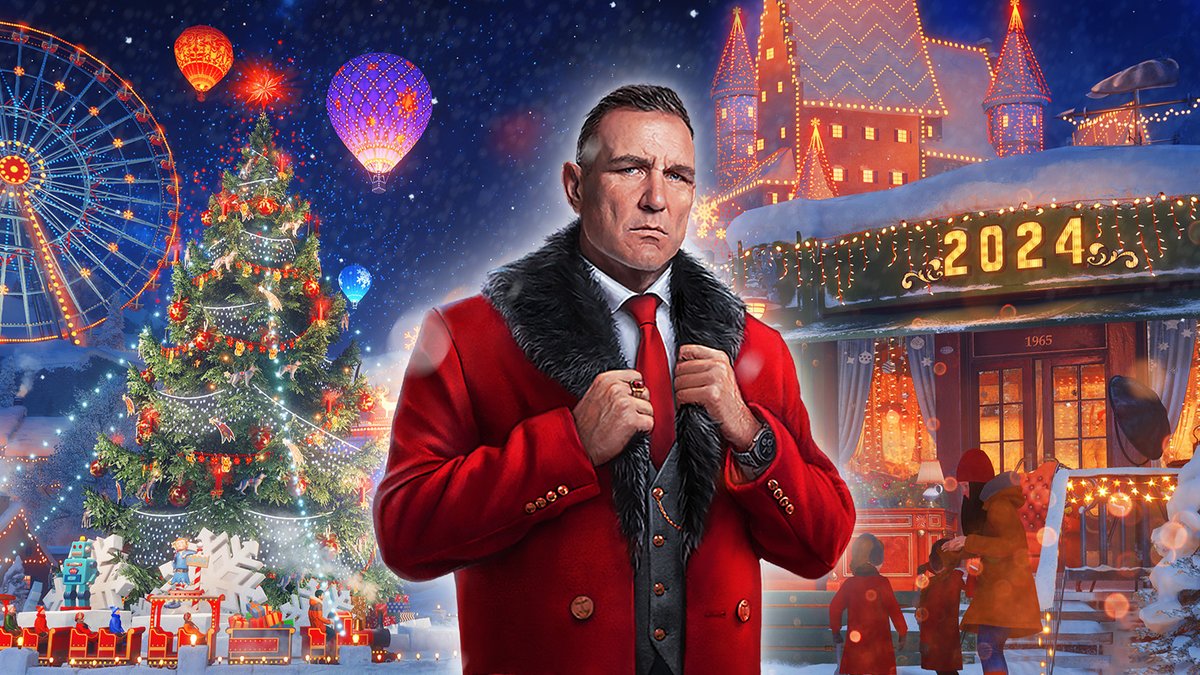 worldoftanks's tweet photo. Are you pumped for the Holiday Ops to start? 🤩 Get ready to decorate your festive Village, and complete missions from the charismatic Vinnie Jones! Don't forget that, starting November 30, you can also receive your Well-Deserved Reward for 2023!

➡ https://t.co/SvVONH1iAy https://t.co/6YczEIuxn1
