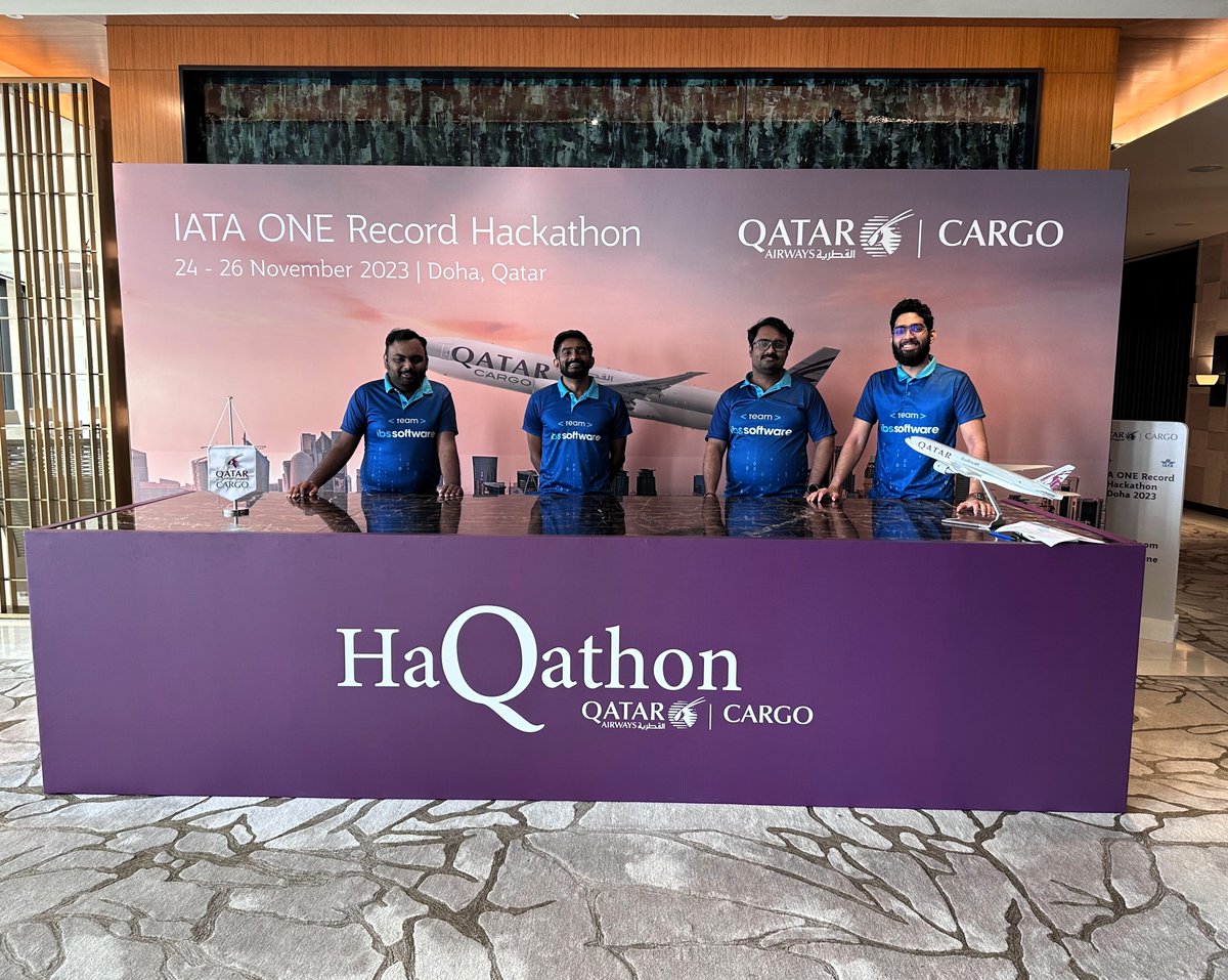 ibscorporate's tweet photo. Update from Doha where we proudly sponsored this weekend's @IATA #ONERecord Hackathon.
The competition generated brilliant ideas from the air cargo and software communities which will shape the future of the ONE Record initiative.
Congrats to all the winners and participants. https://t.co/6bDDjNX31n