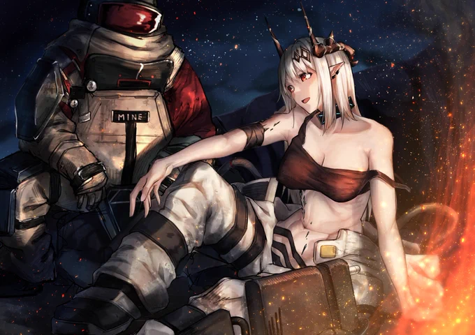 マドロック/ビッグボブ #アークナイツ4周年アート #アークナイツ #Arknights #明日方舟