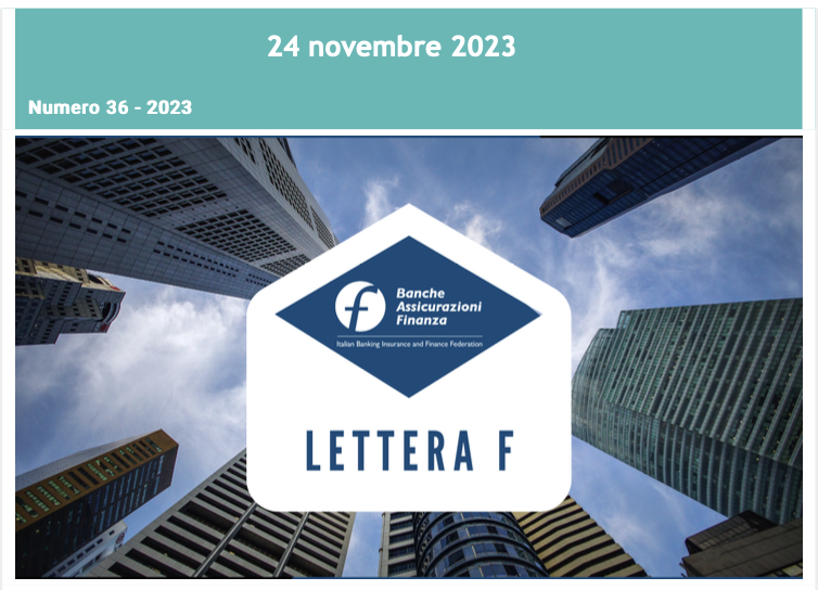 Lettera f 36/2023: assicurazioni e sostenibilità; sistema pagamenti; ok esame conti pubblici; Ue e COP28. 

👉febaf.it/wp-content/upl…

#finanzasostenibile #pagamentielettronici #Rating #assicurazioni #banche #Clima #contipubblici #bilancio2024