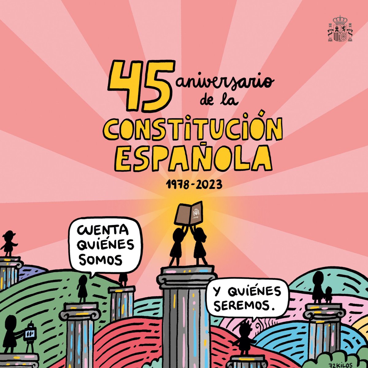 Ya está todo listo para celebrar los #45AñosDeConstitución👏
 
‼️Empezamos a partir de las 12:00h

¡Síguelo todo en nuestras redes sociales!