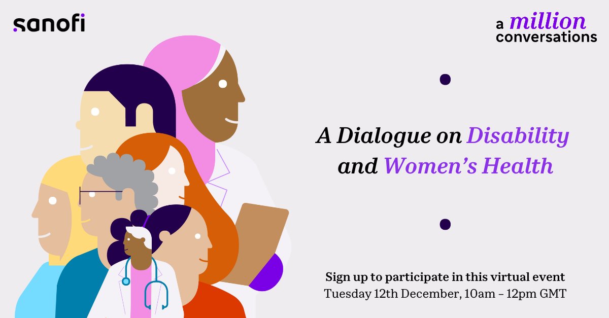 Sanofi UK (@sanofiuk) on Twitter photo Join us on 12 Dec for our #community led event on #Disability and #WomensHealth!
Community groups @ShiftMS <a href="/mssociety/">National MS Society</a> <a href="/PathfindersNMA/">Pathfinders Neuromuscular Alliance</a> will unpack barriers to accessing #healthcare for #DisabledWomen and discuss how to improve outcomes.
Sign up: forms.gle/TshY3eRBMpaFg4… Join us on 12 Dec for our #community led event on #Disability and #WomensHealth!
Community groups @ShiftMS <a href="/mssociety/">National MS Society</a> <a href="/PathfindersNMA/">Pathfinders Neuromuscular Alliance</a> will unpack barriers to accessing #healthcare for #DisabledWomen and discuss how to improve outcomes.
Sign up: forms.gle/TshY3eRBMpaFg4…