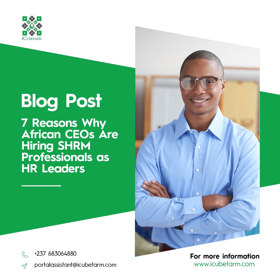 From understanding the nuances of the local market to having the knowledge to create beneficial #employeepolicies, #SHRM pros are proving to be powerful forces in the African business landscape. Don’t miss out on this insightful read on blog.icubefarm.com/7-reasons-why-…