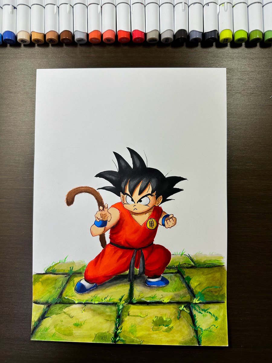 I drew Goku! #dragonball #illustration #shorts 

youtube.com/shorts/SJGyXTX…