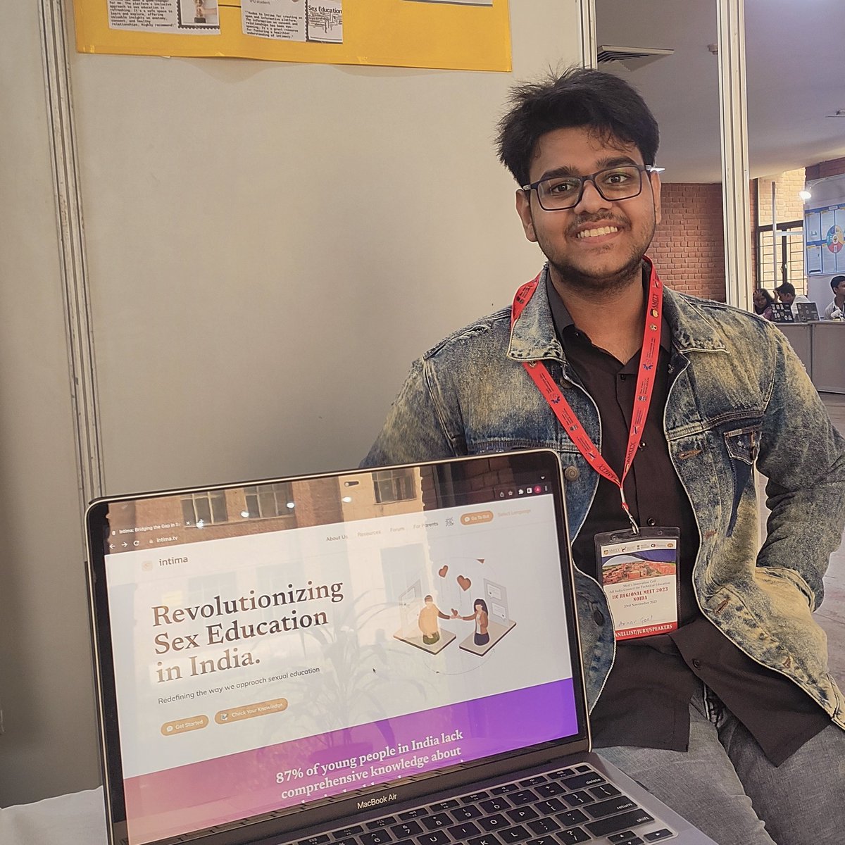 arnvgl's tweet photo. We recently got a chance to pitch our platform Intima at th IIC Regional Meet hosted by @EduMinOfIndia @AICTE_INDIA.

The whole event was really nice and informative, interacted with a lot of CEOs &amp; industry leaders. kaafi kuch seekha :) https://t.co/jgjAm0XuK9