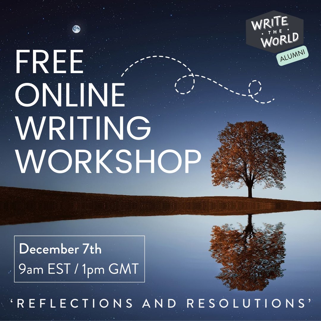 We're holding a free Zoom workshop on December 7th - open to everyone over 18, even if you haven't done anything with <a href="/Write_the_World/">Write the World</a> before! Sign up here: info.writetheworld.org/alumni-free-wr…🌟