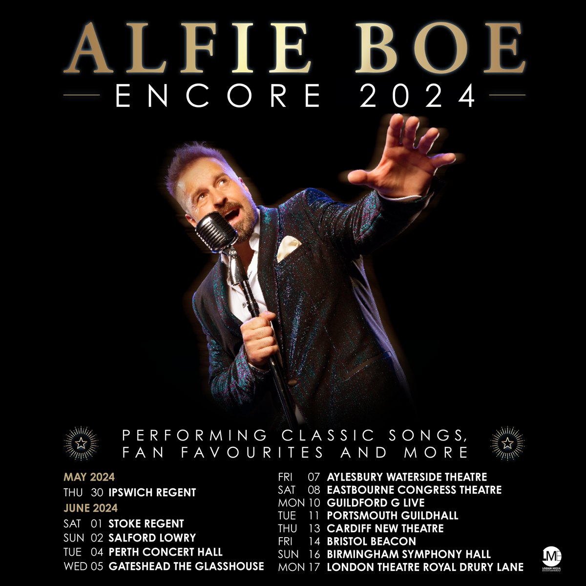 ON SALE ANNOUNCEMENT! Alfie Boe is coming to Eastbourne as part of his 2024 tour Encore is at the Congress Theatre on 8 June Tickets on sale 10am THIS Friday 1 December @AlfieBoe #eastbourne #onsale #alfieboe