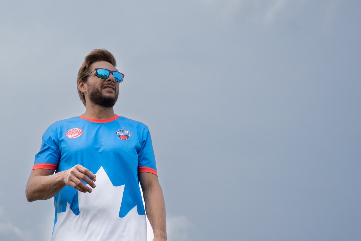 Monday mood - going LA-LA over the timeless charm of @SAfridiOfficial 😍 #GT20Canada #GlobalT20 #CricketsNorth
