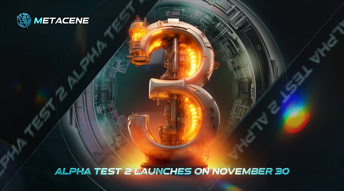 MetaCeneGame's tweet photo. ⏰ 3 DAYS COUNTDOWN ⏰
📌Follow @MetaCeneGame
💙Like + RT each countdown tweet & Pinned post
💬Comment "I'm all in MetaCene!!" under each tweet
💎1 lucky winner | 50 $USDT on the launch day
#MMORPG #Web3gaming #AlphaSoon