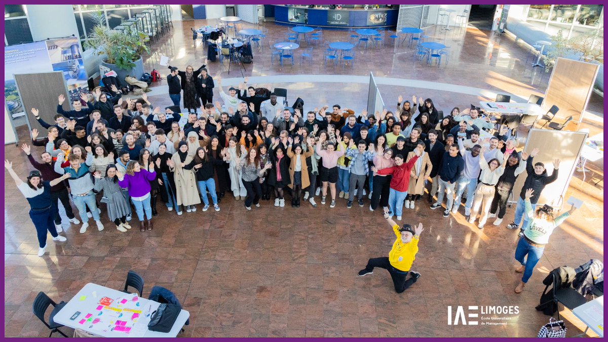 iae_limoges's tweet photo. #événement | 🚀 Les Ateliers de l'Innovation se poursuivent à l'IAE Limoges. Retour en images sur la journée « sans dessus dessous » du 23 novembre où nos étudiants ont abordé les projets sous un nouvel angle 🚀
Plus d'infos sur les Ateliers 👉 https://t.co/nCFiOkgdQx https://t.co/0xWBElAjFn