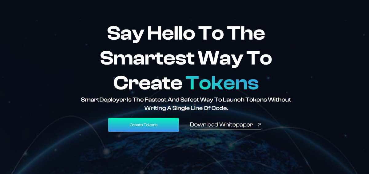 CryptoXP_0's tweet photo. Pour rappel, @SmartDeployer est une plate-forme sans code qui permet à quiconque de créer et de gérer des jetons facilement.
Avec #SmartDeployer, vous pouvez économiser du temps et de l’argent en lançant vos jetons sans avoir besoin d’écrire une seule ligne de code. https://t.co/i3wDtAp3mW