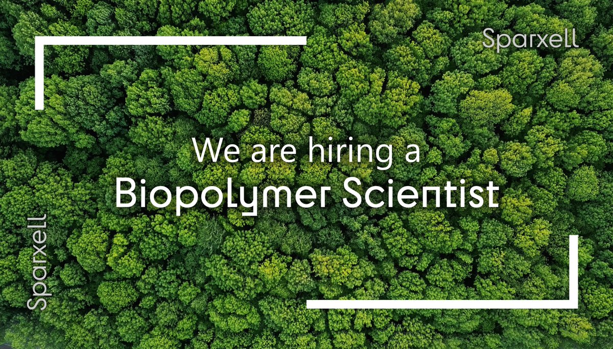 🔬 We're currently seeking a #Biopolymer Scientist to pioneer our cutting-edge research in sustainable #materials. Join us! Let's pioneer a greener future together. 📋 To apply & share, visit our website: sparxell.com/careers/ #Innovation #CambridgeJobs #Cellulose