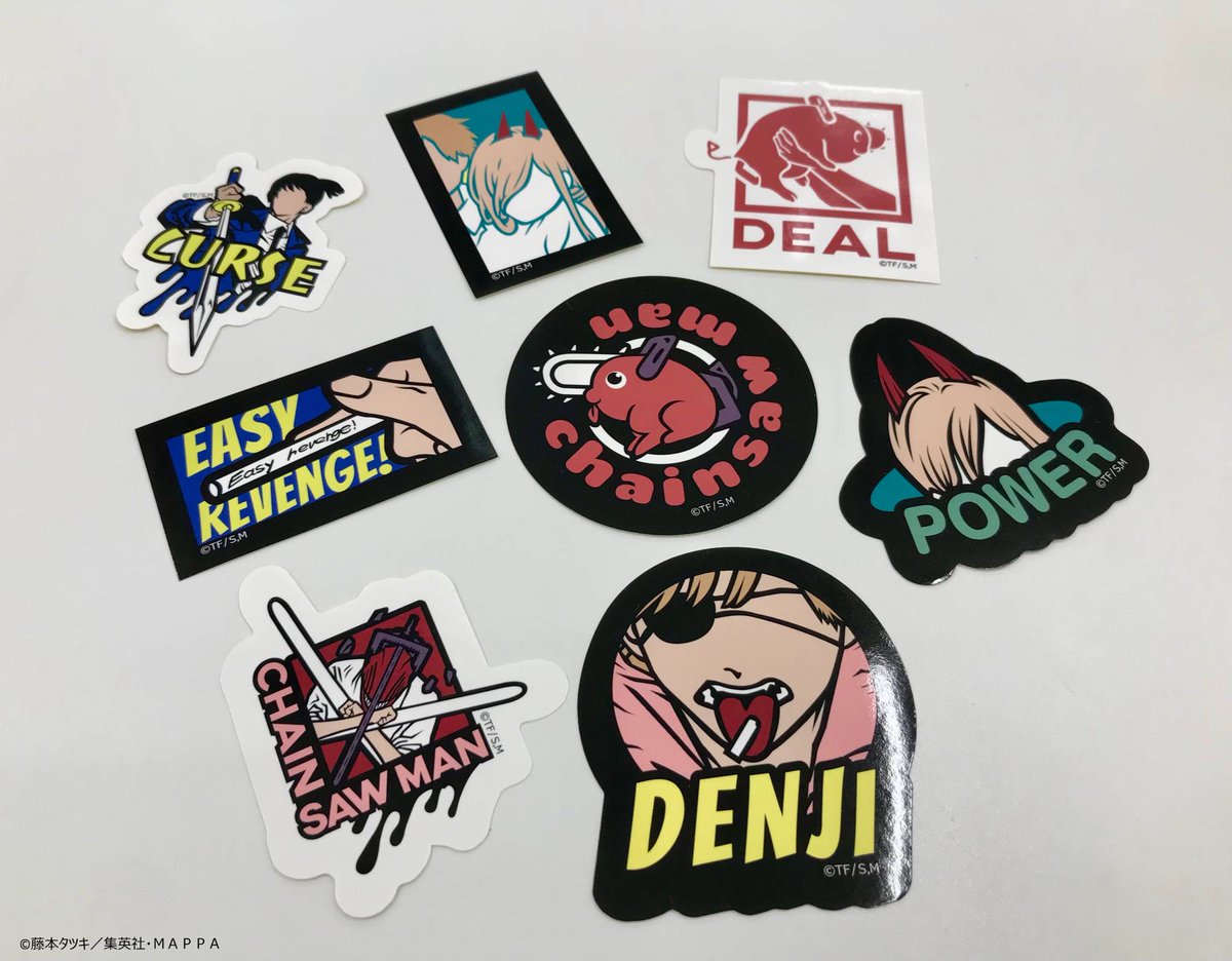 📢#チェンソーマン展 事後EC グッズ紹介✨ ＼ 🟥ダイカットステッカー