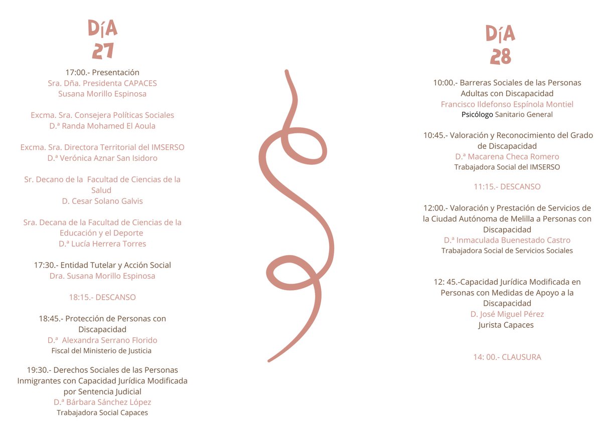 ondaceromelilla's tweet image. Esta tarde se inauguran las I Jornadas de Inclusión Social y Capacidad Jurídica que organiza la Fundación Capaces.