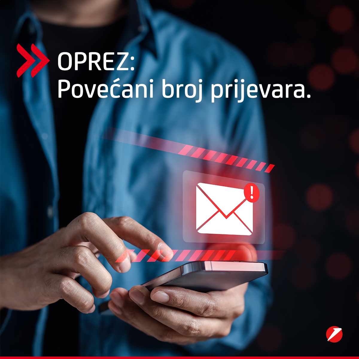 🔐 Upozoravamo na povećani broj prijevara prilikom kojih pravaranti raznim kanalima navode primatelje da otkriju osobne podatke.

🔗 lnkd.in/dGXbkkbW

📌 #OurBusiness #OurClients