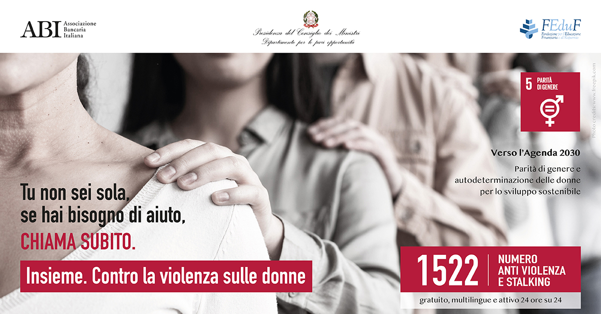 mediobanca's tweet photo. Il Gruppo Mediobanca aderisce all’iniziativa di sensibilizzazione promossa da #ABI, dal Dipartimento delle Pari Opportunità presso la Presidenza del Consiglio dei Ministri e dal #Feduf per contribuire alla divulgazione del numero antiviolenza e stalking

#Mediobanca #TuNonSeiSola https://t.co/5uPvx7lsUr