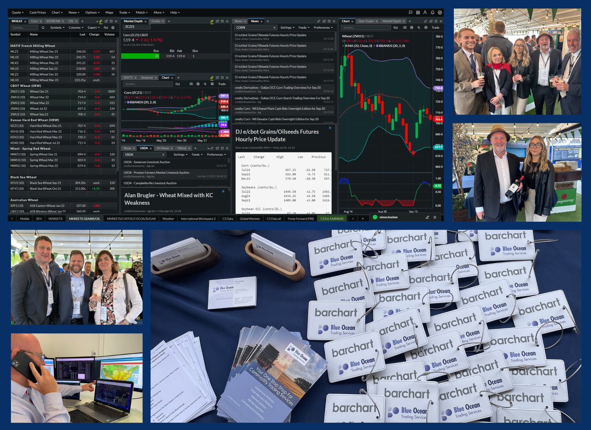 BlueOceanTS's tweet image. Blue Ocean Trading Services are proud to be Gold sponsors of the London Corn Exchange on December 1st. @UKCornExchange 

Come check out our Agricultural commodities price screen and API's.

#trading #agriculture #agsandsofts #Commodities