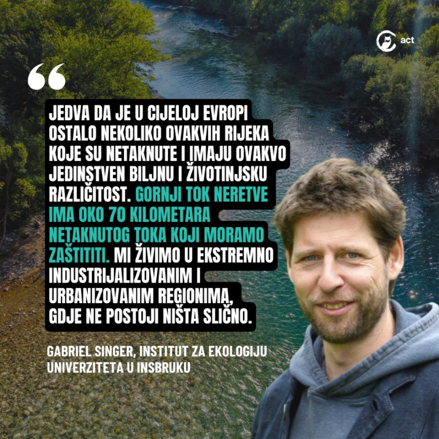 ⚠️ Dok svjetski naučnici upozoravaju na značaj Neretve, domaće institucije uništavaju Božansku rijeku! #neretva #fondacijaact ⤵️