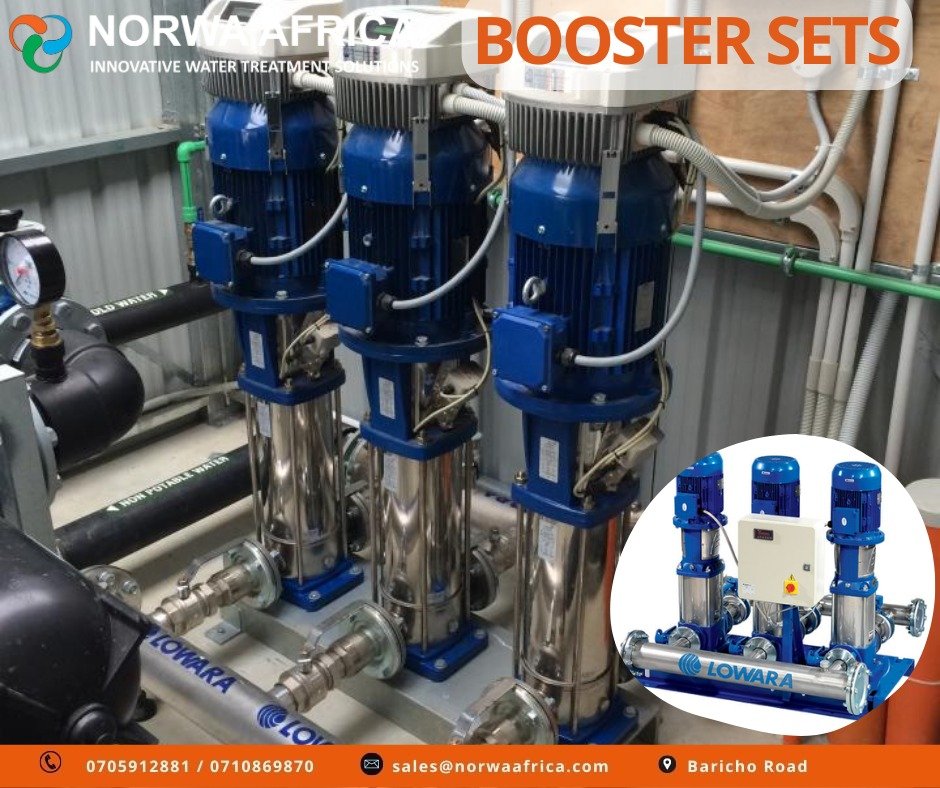 Norwaafricaltd's tweet photo. When designing a booster pump set for industrial and commercial applications, design consideration goes beyond pump flow and head. #boostersets #supplyandinstallation #watertreatmentplant #industrialreverseosmosissystem #WaterExperts #watertreatmentsolutions1/2 https://t.co/rlDI6bEZCH