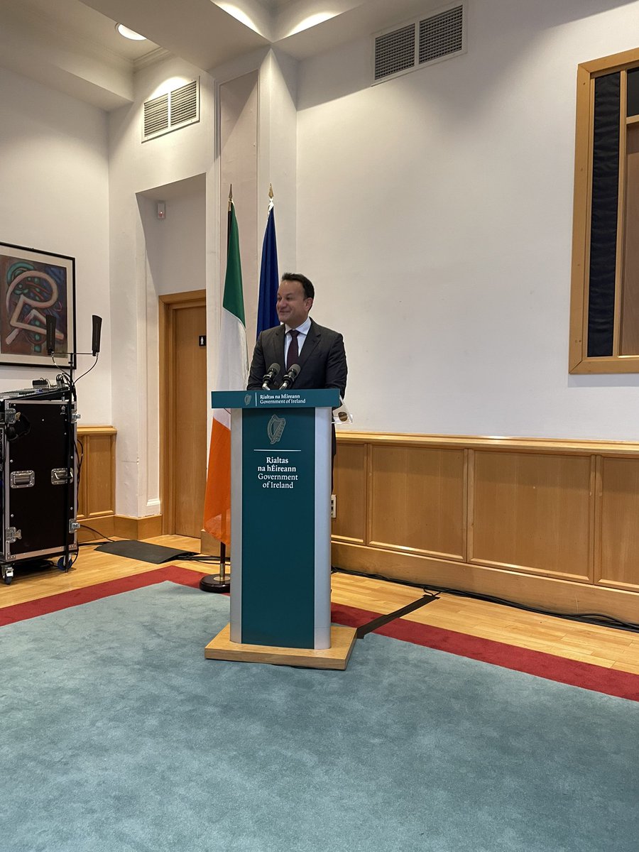 Policy_Jennifer's tweet photo. A privilege to be with @LeoVaradkar today talking about Irelands Wellbeing Framework and the possibilities for improving life in Ireland 🇮🇪 #understandinglifeinireland https://t.co/pi1YYIsFTD