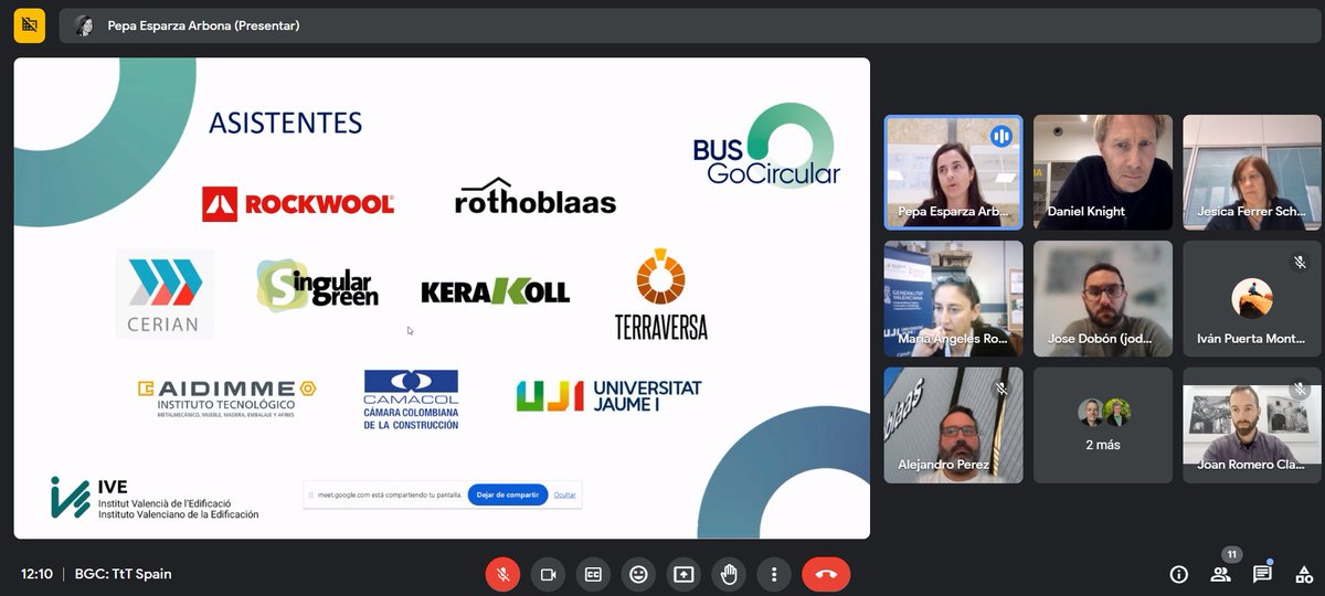 BUSGoCircular (@busgocircular) on Twitter photo 🇪🇸🚀Spanish "Train the Trainers (#TtT)" session with leading organizations like #TERRAVERSA #Rothoblaas #Kerakoll #SingularGreen & <a href="/Rockwool/">StudentsAganistRockwool</a> along with #AIDIMME & #UJI joined forces to drive circular architecture through high-quality training
👉+ info acortar.link/OadRWr 🇪🇸🚀Spanish "Train the Trainers (#TtT)" session with leading organizations like #TERRAVERSA #Rothoblaas #Kerakoll #SingularGreen & <a href="/Rockwool/">StudentsAganistRockwool</a> along with #AIDIMME & #UJI joined forces to drive circular architecture through high-quality training
👉+ info acortar.link/OadRWr