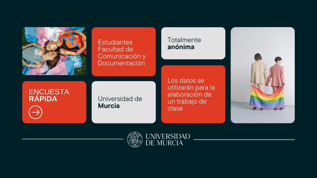 ¡Buenos días chicxs! ¿Podéis echarle una mano a unos compis rellenando esta breve encuesta dirigida a los estudiantes de nuestra facultad?
Sabemos que sí, sois unas personas maravillosas✨
forms.gle/SXVzXc4g1cEVUb…